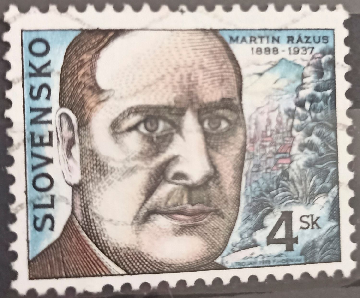 ESLOVAQUIA 1998, Martin Rázus 1888-1937 – escritor y político