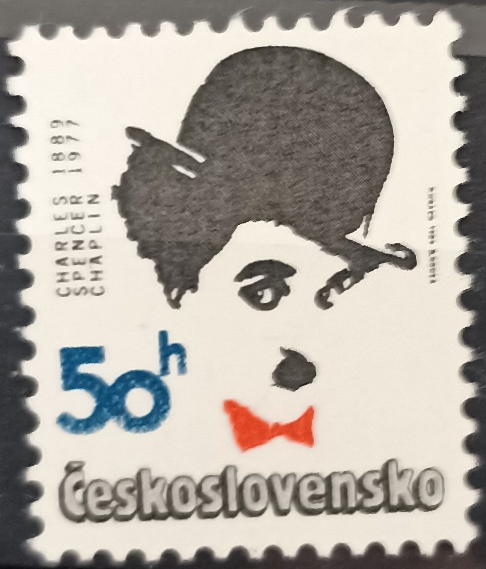 CHECOSLOVAQUIA 1989, Charles Chaplin – Charlot