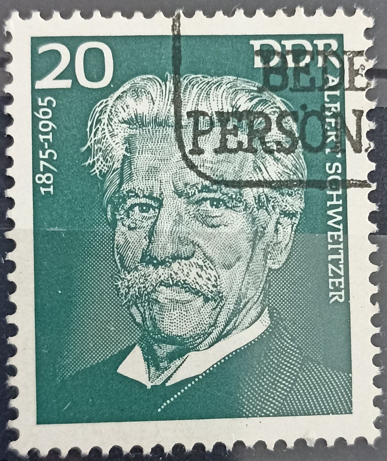 Alemania Oriental (DDR) 1975, Albert Schweitzer