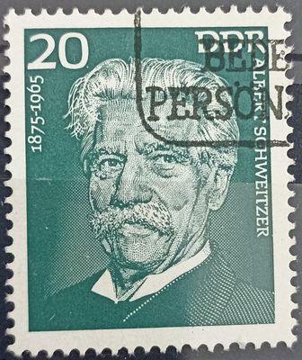 Alemania Oriental (DDR) 1975, Albert Schweitzer