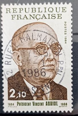 Francia 1984, Presidente Vincent Auriol 1884-1966