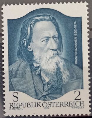 Austria 1974, Franz Stelzhamer (1802-1874), poeta dialectal