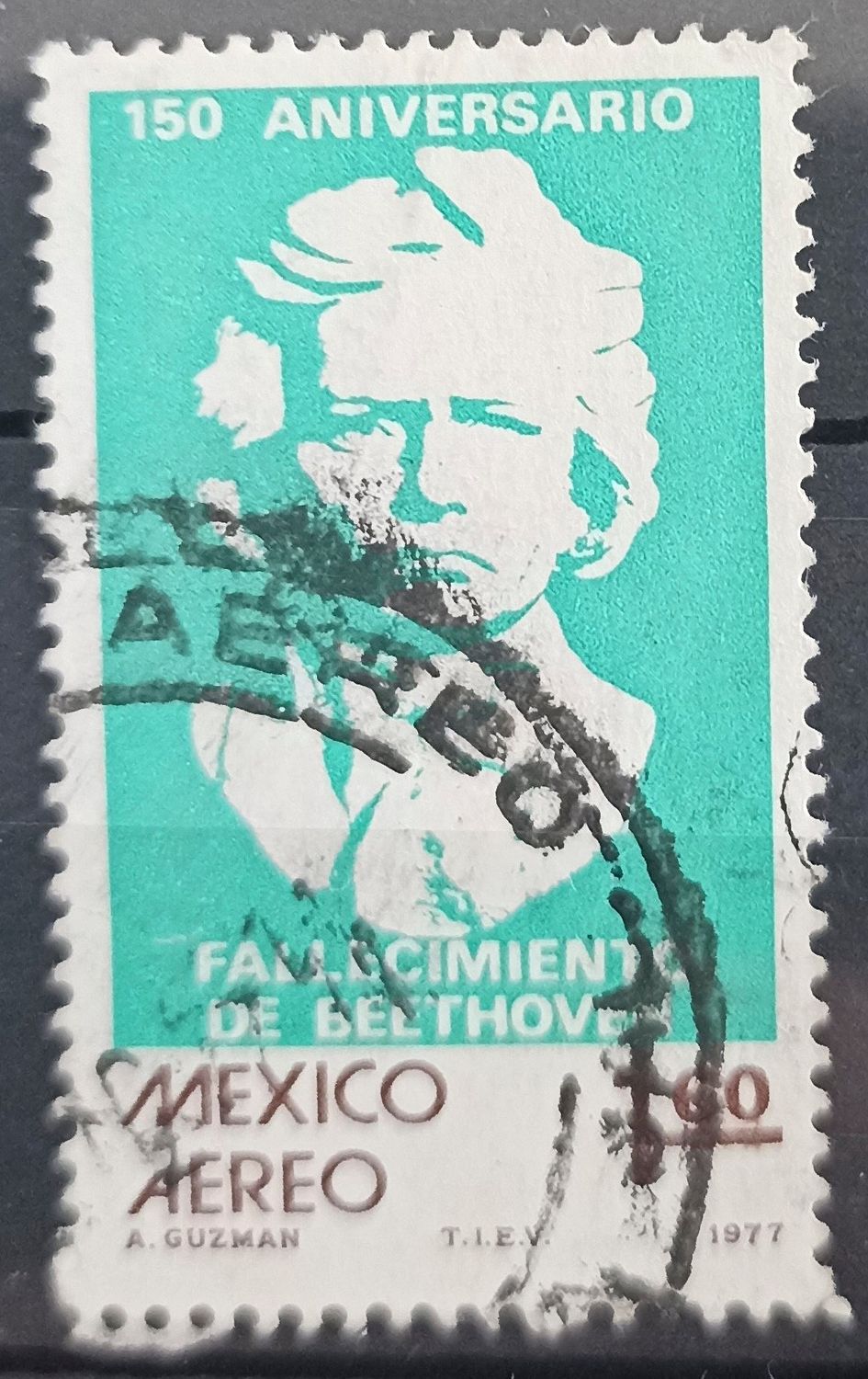 México 1977, Ludwig van Beethoven, busto