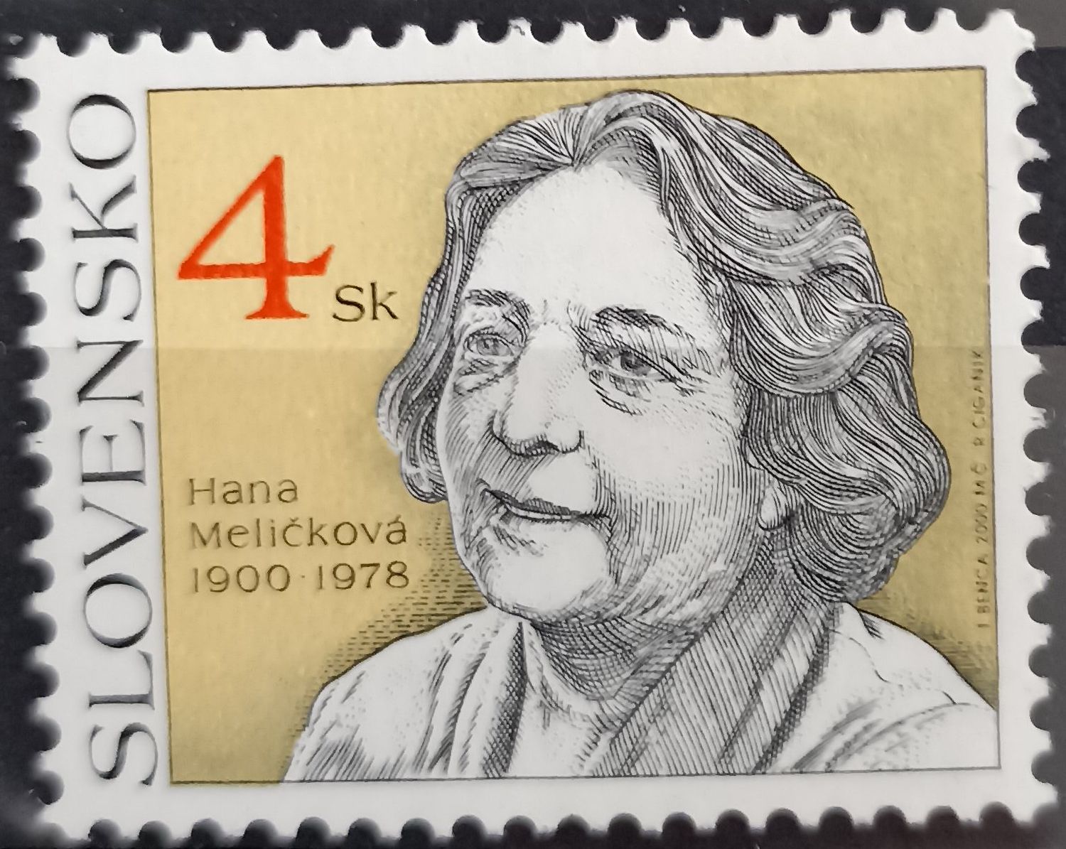 Eslovaquia 2001, Hana Meličková, actriz eslovaca de teatro