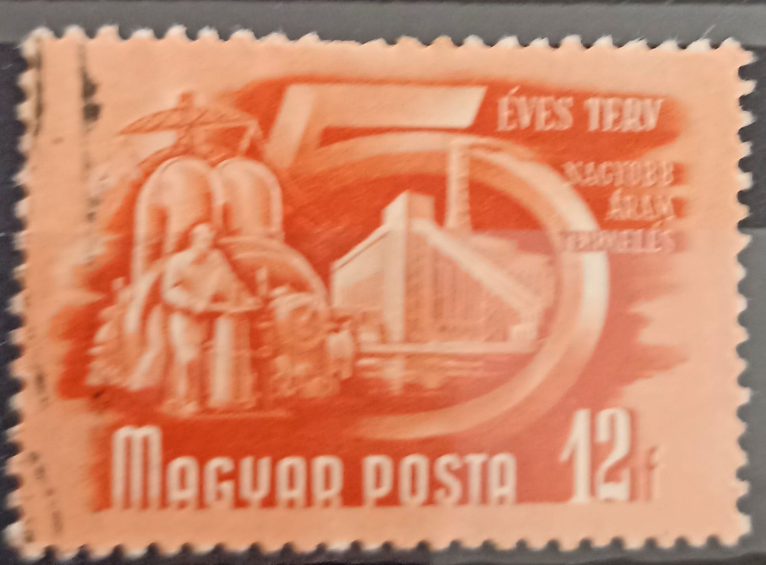 Hungría 1950, Turbina y central eléctrica - Nagtöbb áram termelés