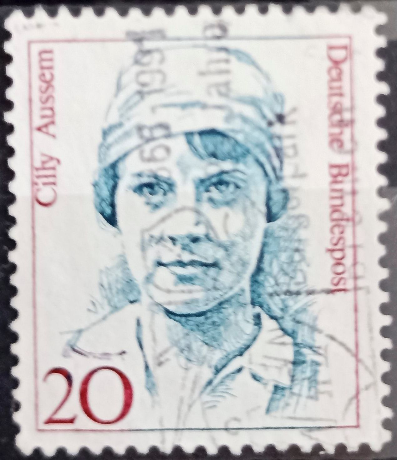 Alemania Federal 1988, Cilly Aussem, tenista alemana campeona Wimbledon 1931