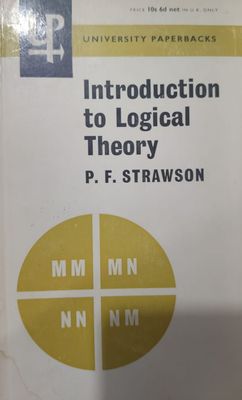 P. F. Strawson, Introduction to Logical Theory