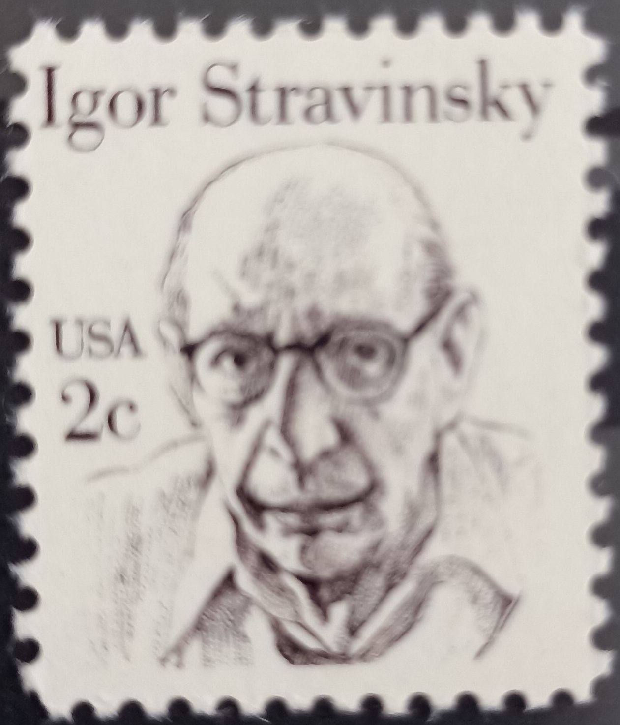 Estados Unidos 1982, Igor Stravinsky, compositor ruso-estadounidense