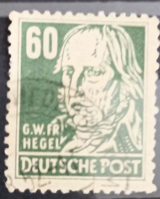 Alemania 1947, G.W.Fr. Hegel (1770-1831), filósofo