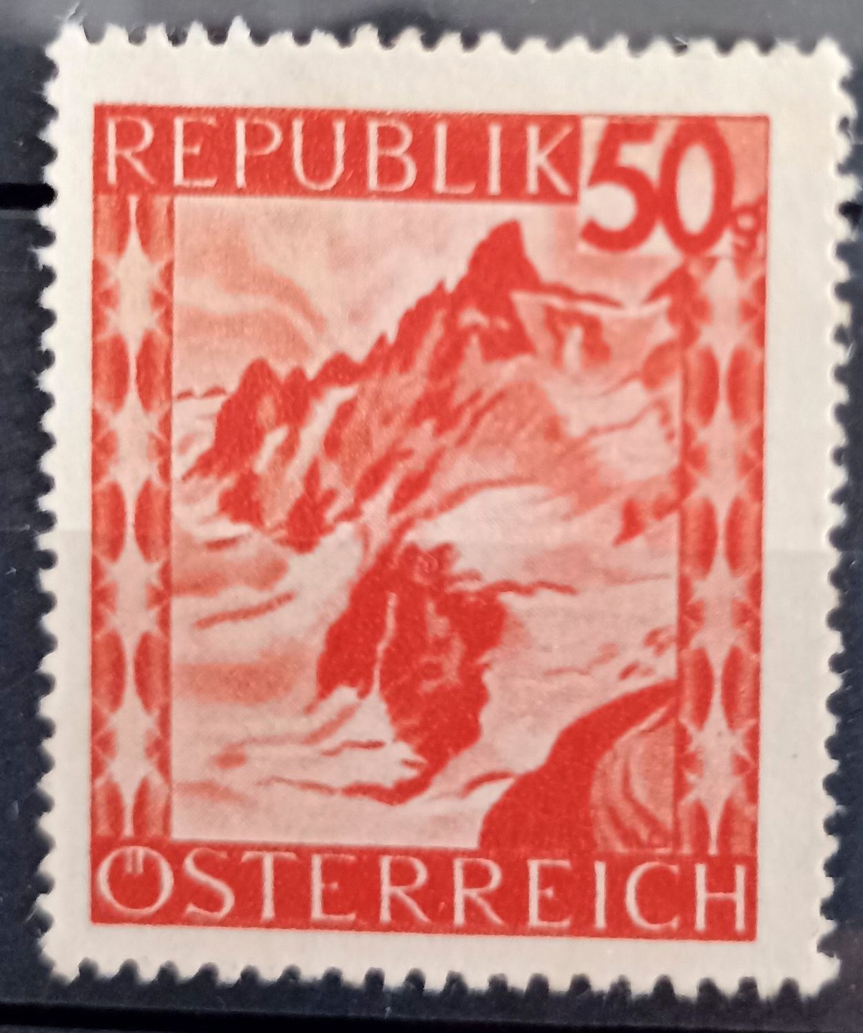 Austria 1945, Paisaje alpino - Dachstein