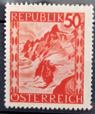 Austria 1945, Paisaje alpino - Dachstein