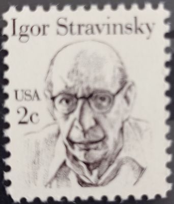 Estados Unidos 1982, Igor Stravinsky 2c