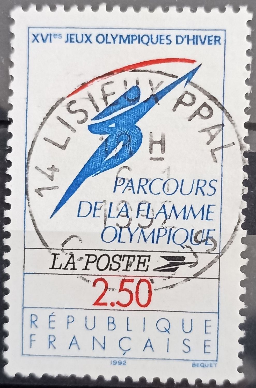 Francia 1992, JO Hiver 1992 - Flamme Olympique
