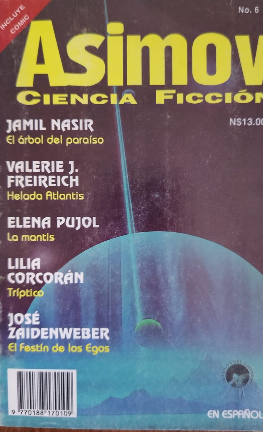 Asimov Ciencia Ficción No. 6 – Isaac Asimov / Varios autores