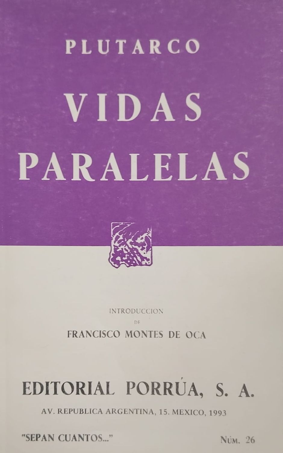 Vidas Paralelas – Plutarco