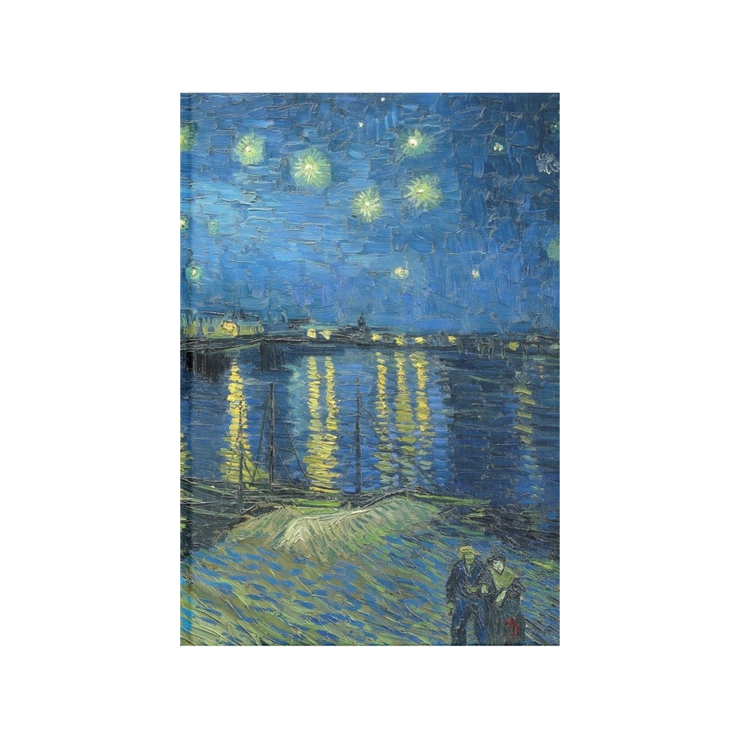 032 Noche estrellada sobre el Ródano