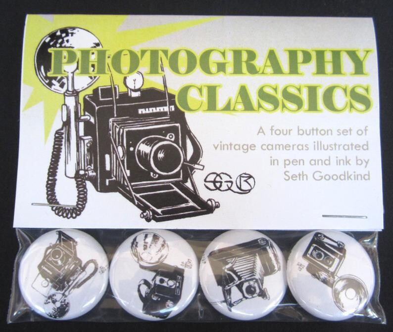 Photography Classics Button Set - Buttons by Seth Goodkind