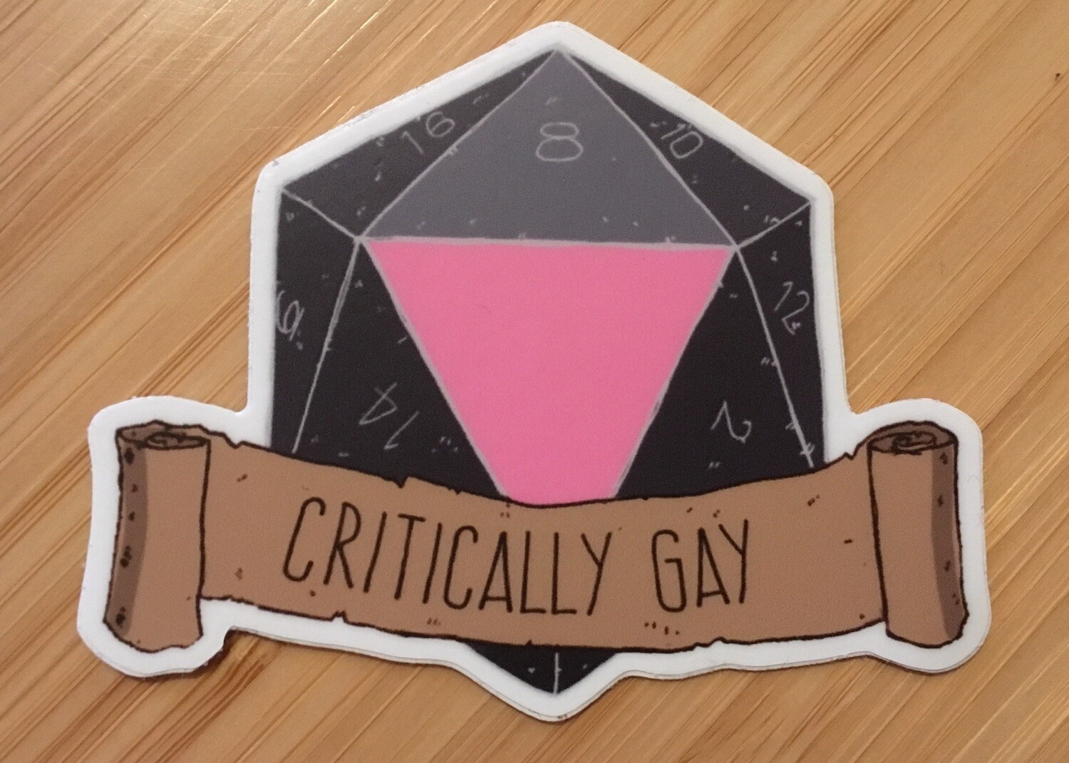 Critically Gay - Sticker by Elijah Janka