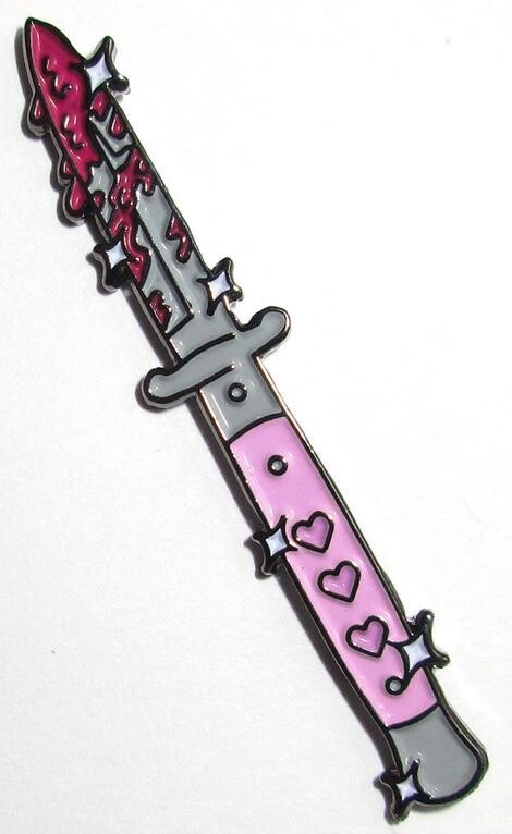 Magical Beatdown Dagger Pin