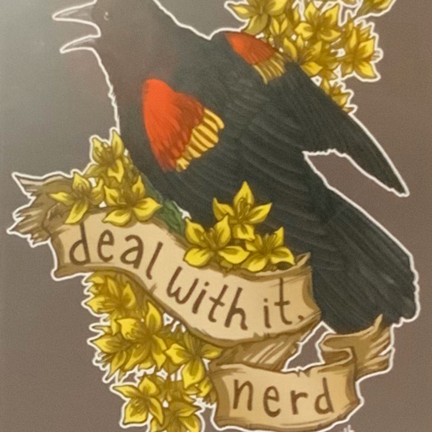 Deal With It Nerd - Print by Kiriska