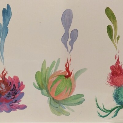 Flower Spirit - Print by Maeve Maclysaght