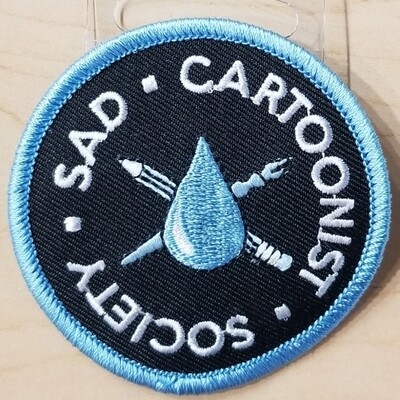 Sad Cartoonists Society - Patch from Silver Sprocket