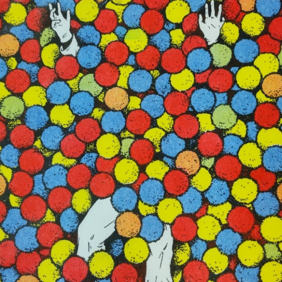 Ball Pit - Risograph Print by Travis Rommereim