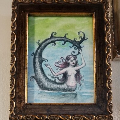 The Mermaid - Original by Jo Estey