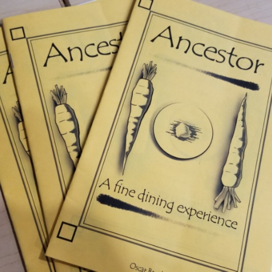 Ancestor: A Fine Dining Experience - Comic by Oscar Baechler