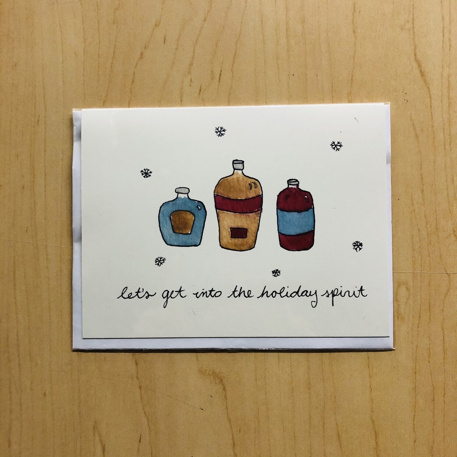 Let's Get Into the Holiday Spirit - Card by Natalie Dupille