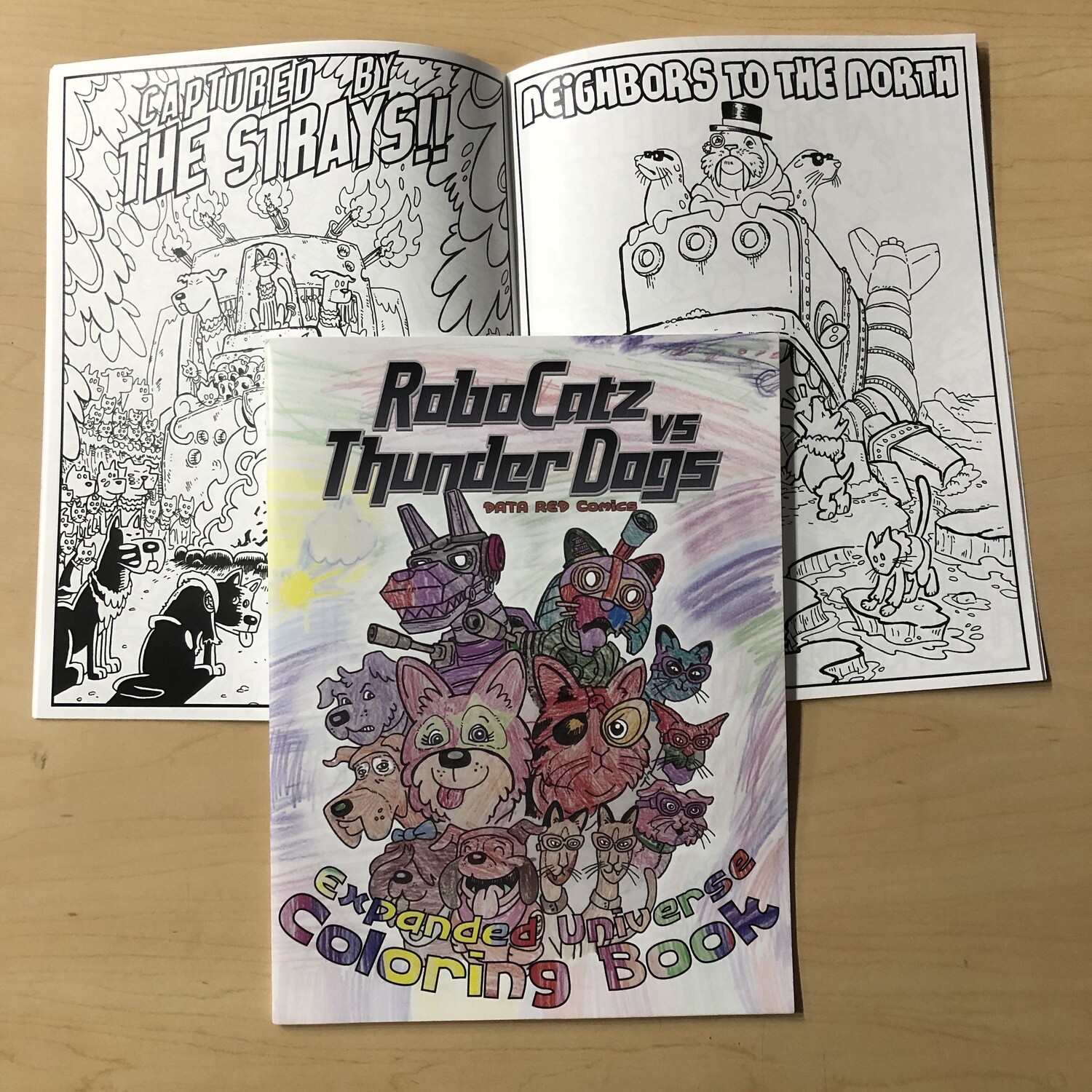 RoboCatz vs Thunder Dogs Coloring Book