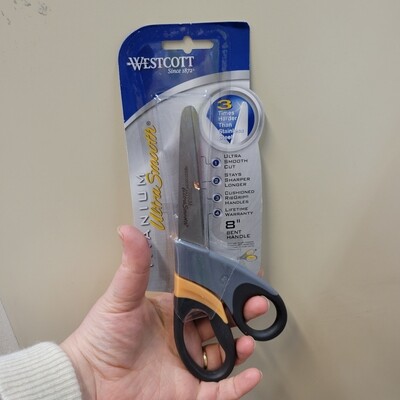 Westcott Bent Handle Scissors (8")