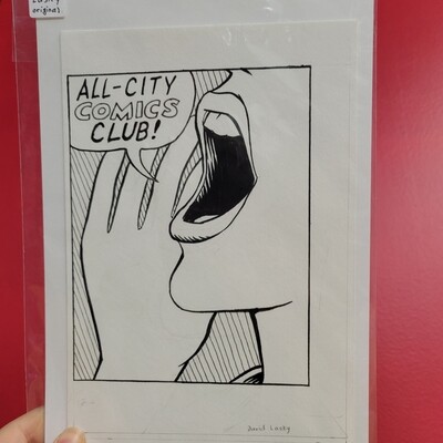 All City Comics Club - Original by David Lasky