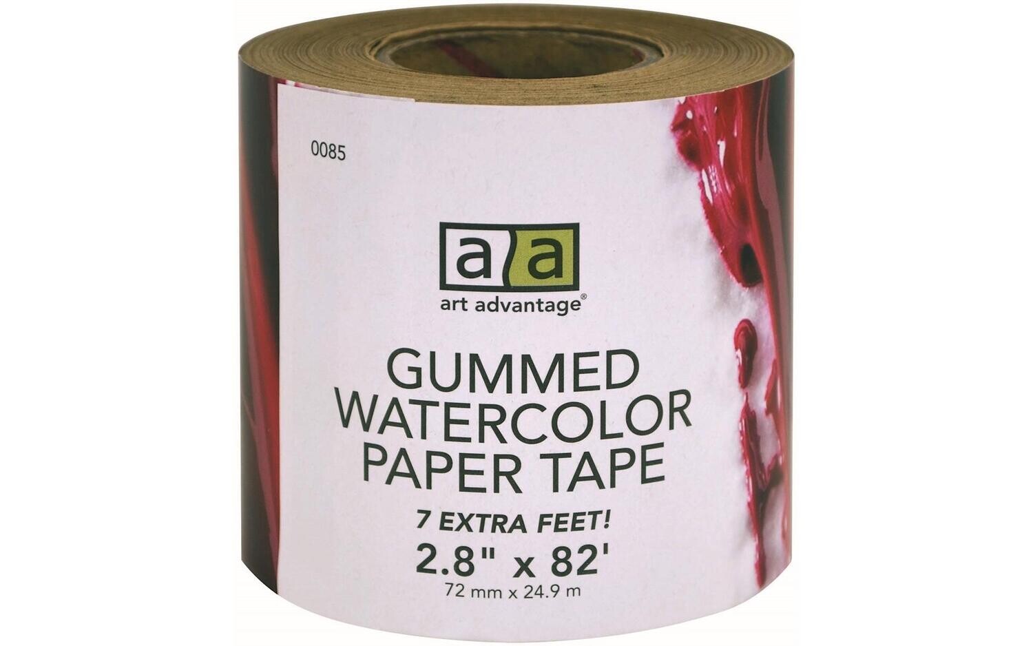 Art Advantage Gummed Watercolor Paper Tape