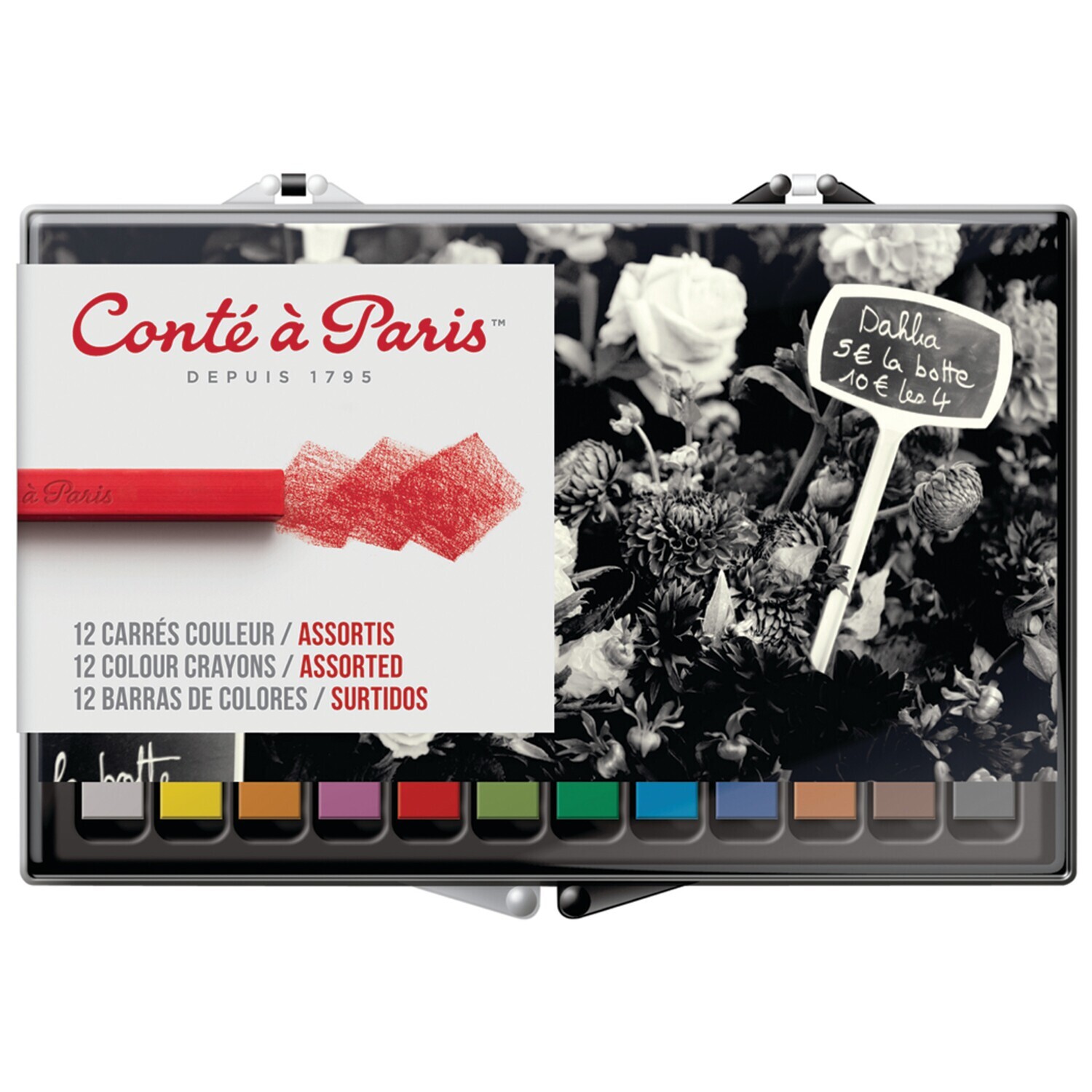 Conte Assorted Color Crayon Set (12pc)