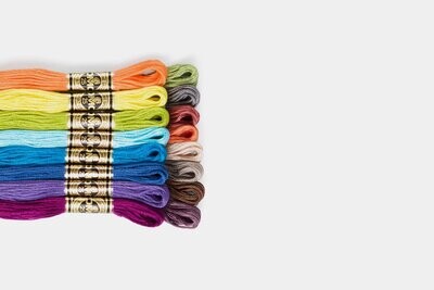 DMC Embroidery Floss (Solid 8m)