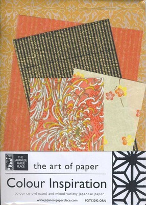 Japanese Paper Place Colour Inspiration Chiyogami Paper Mixed Variety