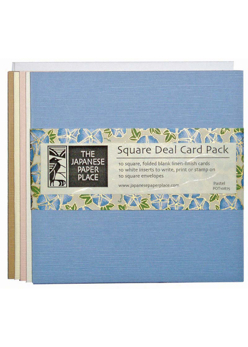 Japanese Paper Place Square Deal Card Pack (Pastel)