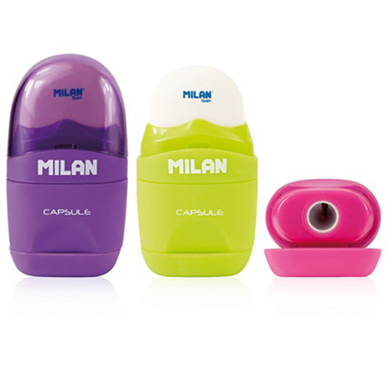 Milan Compact Sharpener/Eraser Combo