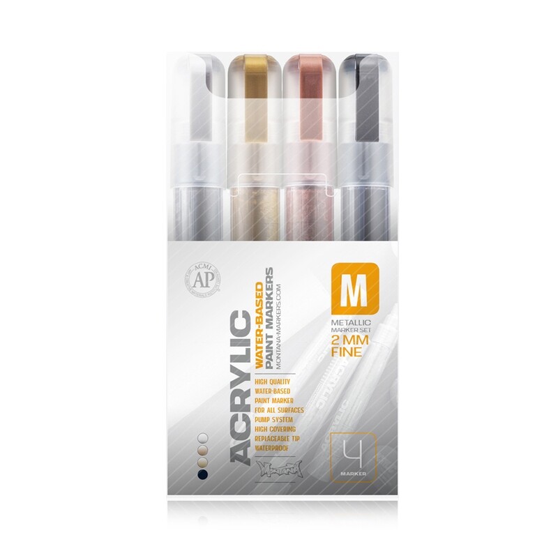 Montana Metallic Marker Set (4pc)