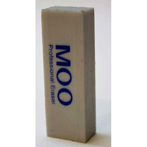 Nayana Moo Professional White Vinyl Eraser