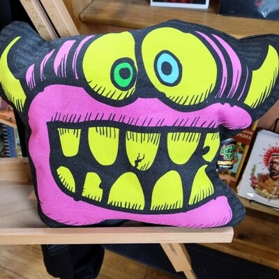 Chiku Monster - Pillow by Dave Savage