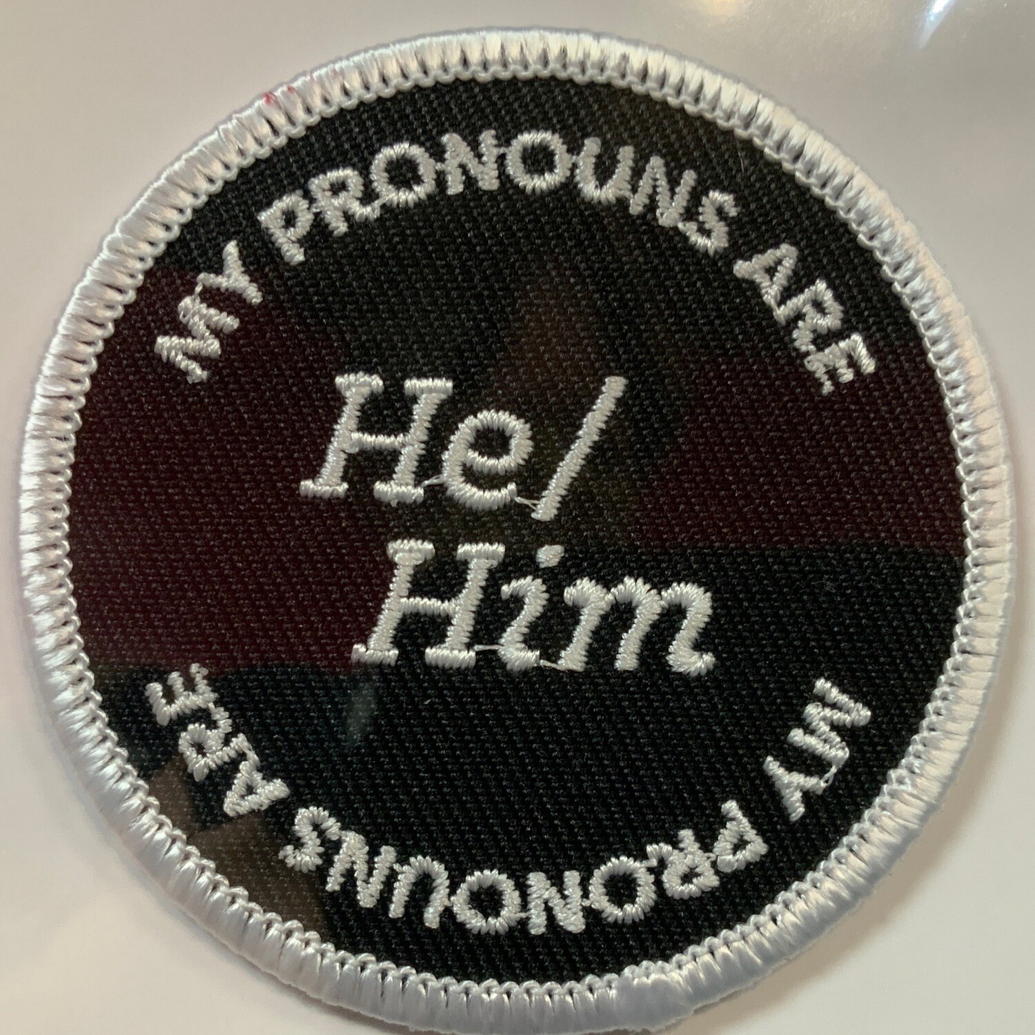 He/Him - Embroidered Patch from These Are Things