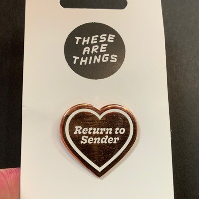Return To Sender - Enamel Pin from These Are Things