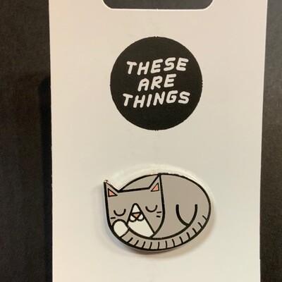 Cat Nap - Enamel Pin from These Are Things