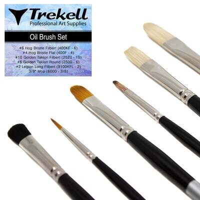Trekell Oil Brush Set