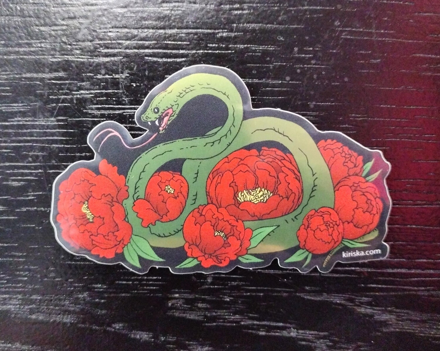 Golden Snake - Sticker by Kiriska