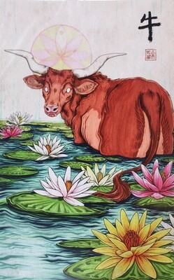 Year of the Ox - Print by Kiriska