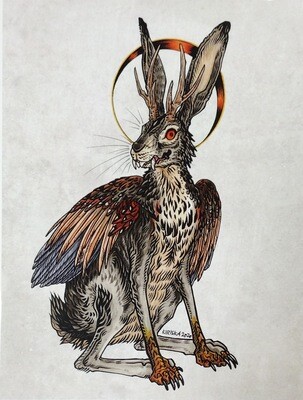 Wolpertinger - Print by Kiriska