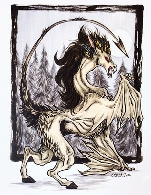 Jersey Devil - Print by Kiriska